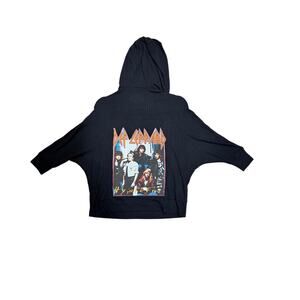 Def Leppard up cycle waffle knit top